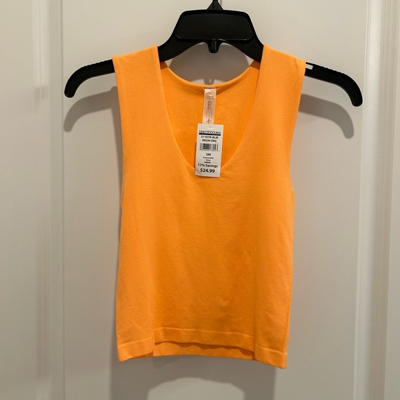 By Together Tops - NWT By Together Orange Crop Top